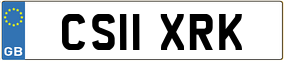 Truck License Plate
